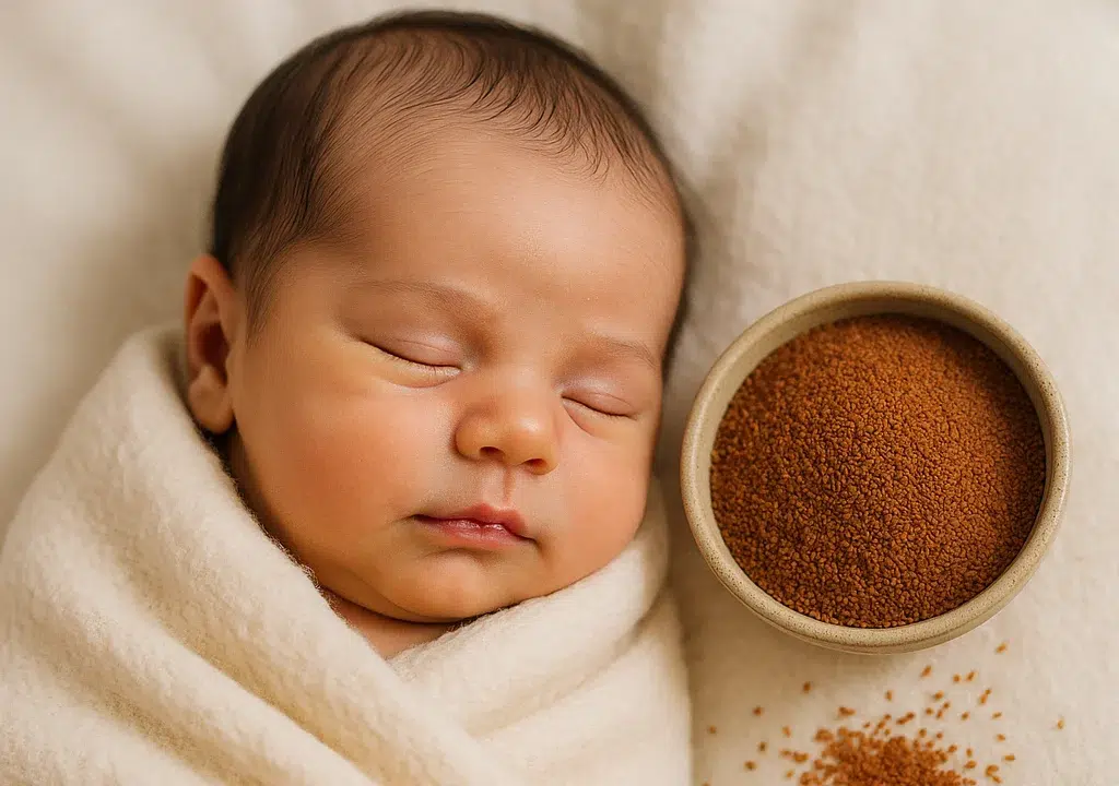 خاکشیر برای زردی نوزاد
