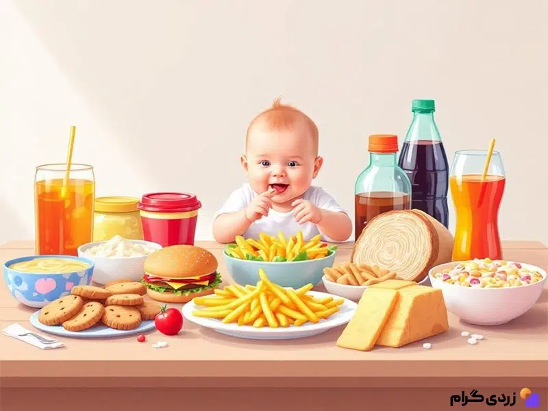 غذاهای مضر برای زردی نوزاد