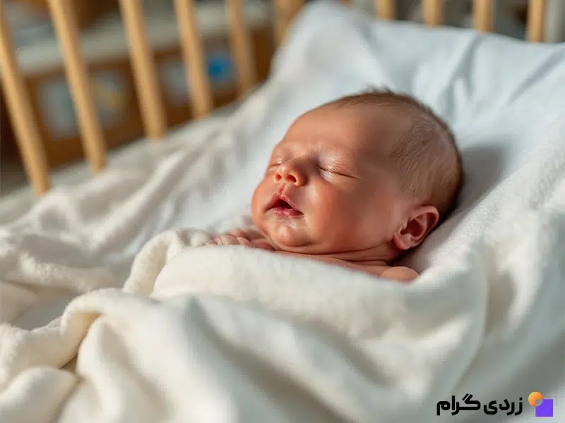نوزاد مبتلا به زردی