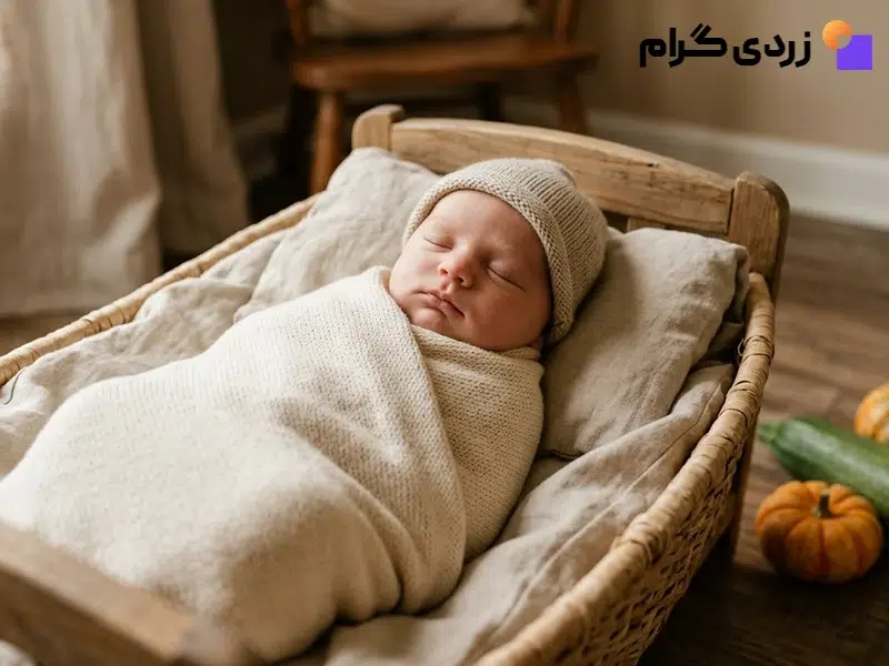 کدو سبز برای زردی نوزاد
